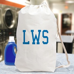 Personalized Initials Laundry Bag