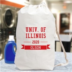 Personalized College Laundry Bag