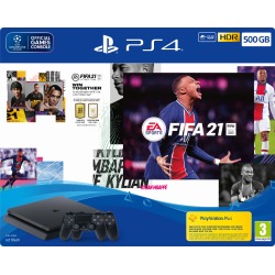 Sony PlayStation 4 500GB Console with Extra DualShock 4 Controller and FIFA 21 (PS4)