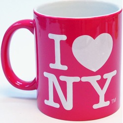 I Love NY Mug - Power Pink