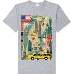 Scenic NY T-shirt -Grey
