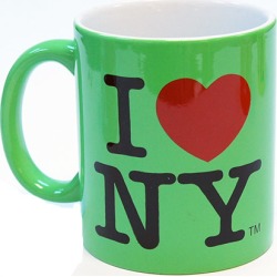 I Love NY Mug - Slime Green