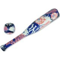 Rawlings NY Yankees Red/ White/ Blue Softee Bat and Ball Set