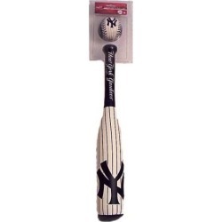 Rawlings NY Yankees White Softee Bat & Ball Set