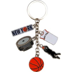 New York Basketball Charm Key Chain