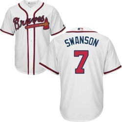 Dansby Swanson Jersey - Atlanta Braves Replica Adult Home Jersey