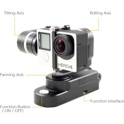 Feiyu FY WG 3-axis Wearable Gimbal Stabilizer for GoPro Hero 3 3+ 4 SJCAM SJ4000 and Similar Shaped Action Cameras