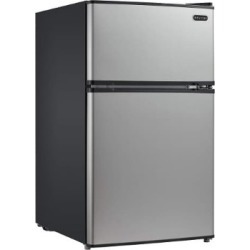 Whynter 62W Compact Refrigerator & Freezer, 115V, Stainless Steel (Whynter MRF-340DS)
