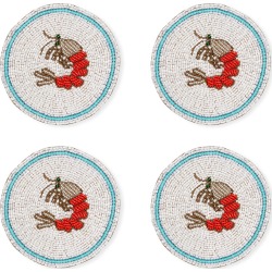 Shrimp Coasters, Set of 4