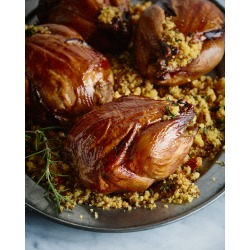 Stuffed Cornish Hens, For 4-6 People