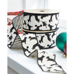 Canvas Ribbon with Dogs
