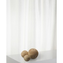 Malibu Wood Balls in Natural Wood, Set of 3