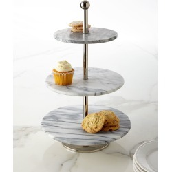White Marble Three-Tier Server