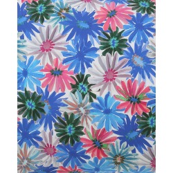 Kids' Petal Power Blue Fitted Sheet - Bassinet