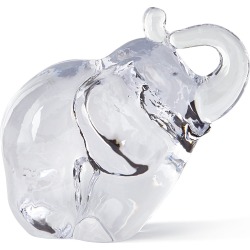 Glass Elephant Sculpture
