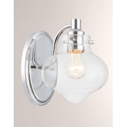 Industrial 6.5" Chrome Wall Mount