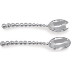 Pearled Large Salad Servers