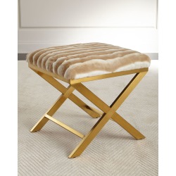 Winters Faux-Fur X Bench