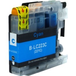 Compatible Brother LC223C Ink Cartridge Cyan
