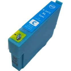 Compatible Epson 34XL T3472 Ink Cartridge Cyan