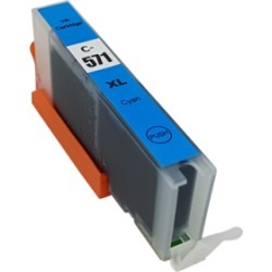 Compatible Canon CLI-571XL Ink Cartridge Cyan