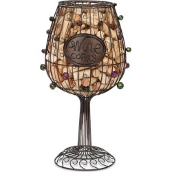 Cork Cage Wine Glass LG #91-088