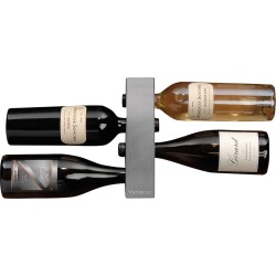 Vynebar Vertical Wine Rack 4 Bottle Silver #5536