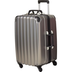 VinGarde Valise Grande Wine Luggage with TSA Lock Silver NEW #30379