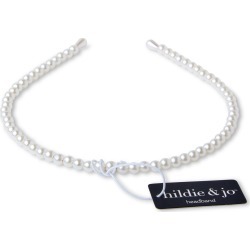 hildie & jo Round Pearl Beads Headband Teardrop Pearl Beads Tips