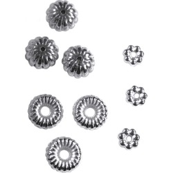 Blue Moon Beads - Findings Bead Plastic Value Pack Mix Copper Coated Beads Silver - Jewelry Findings - At JOANN Fabrics & Crafts