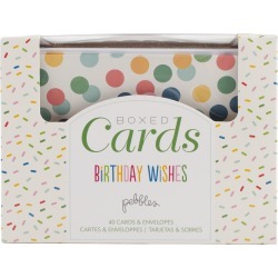 Pebbles Birthday Wishes A2 Cards & Envelopes - Paper Crafting - Card Making - Envelopes & Seals