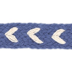 Simplicity Tape Trim 0.38" Arrows on Denim