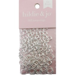 Blue Moon Findings Jump Ring Metal 5, 6 & 8mm Shiny Silver