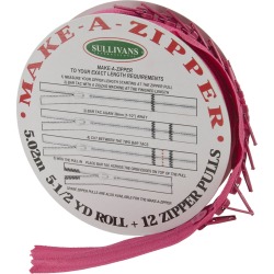 Make A Zipper Kit - Hot Pink