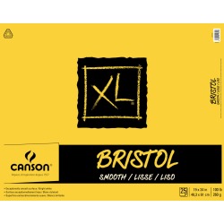 Canson XL Bristol Smooth Pad - 19x24
