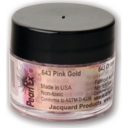 Jacquard Pearl Ex Powdered Pigments - 3gr - Pink Gold - Paper Crafting - Stamping - Stamp Pads & Inks at JOANN