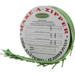 Make A Zipper Kit - Med Green