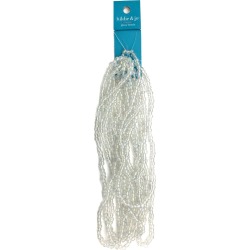hildie & jo Strung Beads Clear Seed