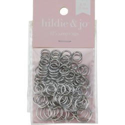 Blue Moon Findings Jump Ring Metal 8, 10 & 12mm Silver