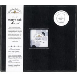 Doodlebug Storybook Album 12" x 12" - Beetle Black - Paper Crafting - Scrapbook Albums - Albums at JOANN