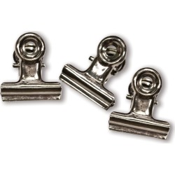 Idea - Ology Hinge Clips 1" 15/Pkg - Antique Nickel - Paper Crafting - Our Favorite Brands - Tim Holtz