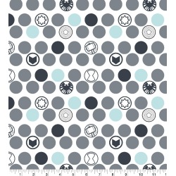 Marvel Cotton Fabric Kawaii Baby Avenger Icon