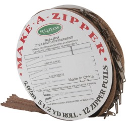 Make A Zipper Kit - Brown
