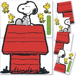 Eureka Giant Character Snoopy and Dog House Bulletin Board Set, 2 Sets