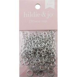 Blue Moon Findings Jump Ring Metal 5, 6 & 8mm Silver