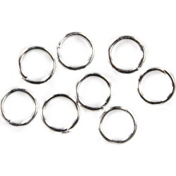 Blue Moon Findings Jump Ring Metal Value Pack 6mm Silver