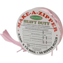 Make A Zipper Kit Heavy Duty - Pink