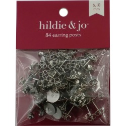 Blue Moon Findings Earring Metal Multi Pack Glue - On Pad Butterfly Silver