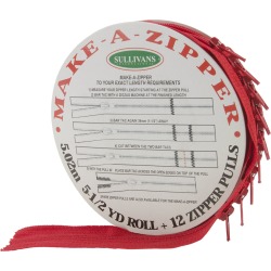 Make A Zipper Kit - Red
