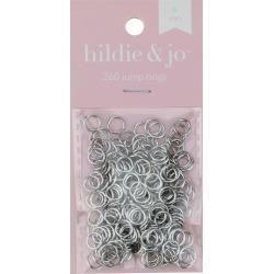Blue Moon Findings Jump Ring Metal 6mm Silver